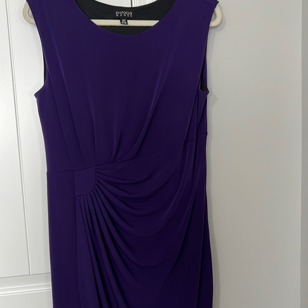Enfocus purple dress